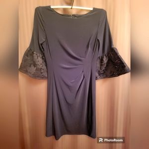 Ralph Lauren Black Bell Sleeve Dress